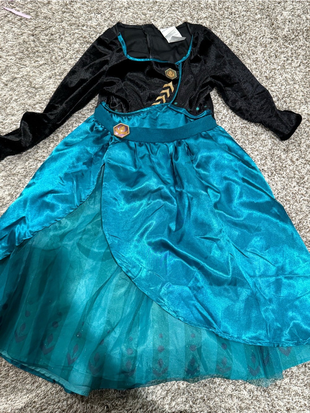 Disney Teal and Black Princess Dress Costume
